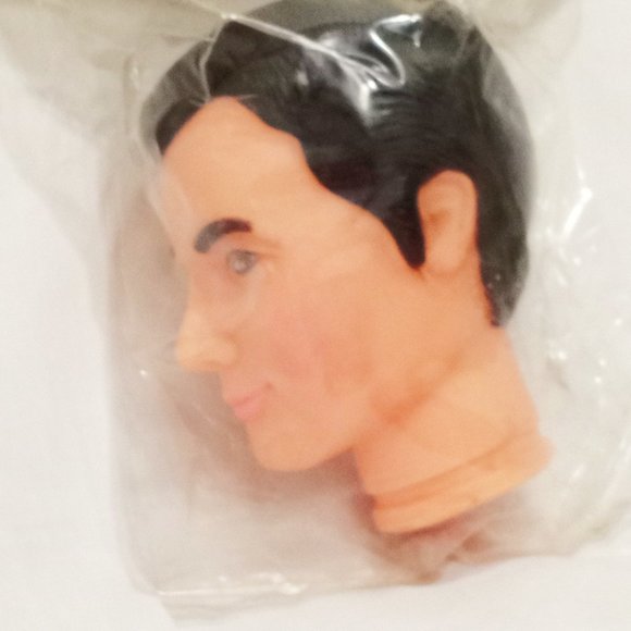 Doll Craftin' 3" Thomas Head 163-52 Unused Old Stock Black Hair - Picture 2 of 6